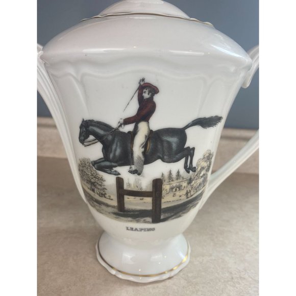 Vintage Porcelaine De Paris France Leaping 6 Cup Coffee/Tea Pot - Picture 2 of 10